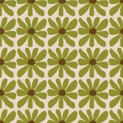 retrogroove flower blocks green