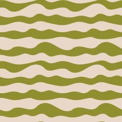 retrogroove wavy lines green