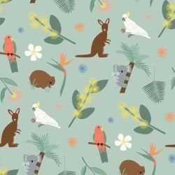 animated animals aussie outback autumn