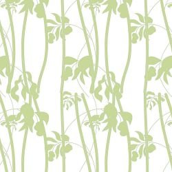 blossom florals bamboo custom green