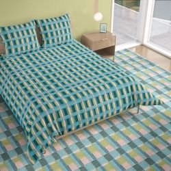 colour current concept rug framework layers blue