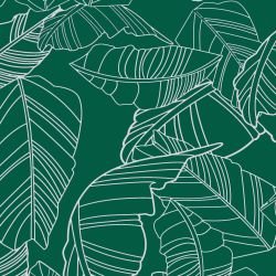 fronds silhouette striped palm white marine reverse