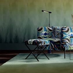 painterly concept rug green haze reverse
