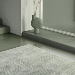 wabi lines concept rug linear meadow ivy