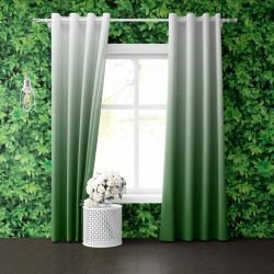 green walls concept wallpaper and curtains