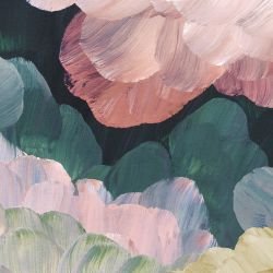 paint strokes blending colours jewel