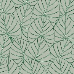 ink tropics canopy leaves green