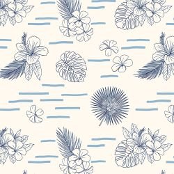 ink tropics lagoon blooms sky midnight