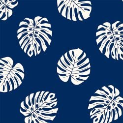 ink tropics monstera scatter midnight reverse