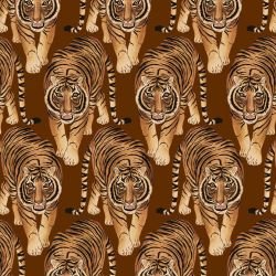 jungle story tiger sepia 