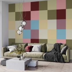 linea layers concept loungeroom mural