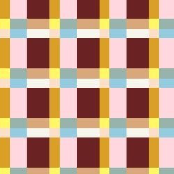 linea layers midcentury tile brown blue pink