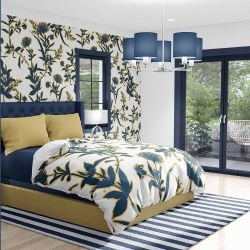 like a stripe concept rug deepsea white