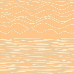 tide and bloom tide lines sunrise gold repeat pattern