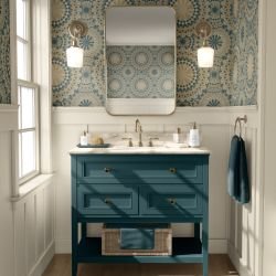 heartfelt mandalas concept bathroom wallpaper and rug