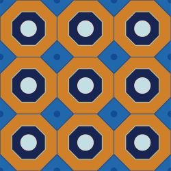 heartfelt mandalas geometric center orange green blue