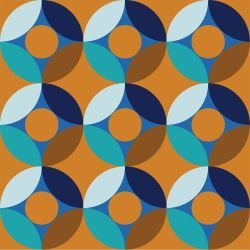 heartfelt mandalas harmonic hues helix orange green blue