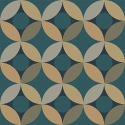 heartfelt mandalas harmonic hues helix teal brown 