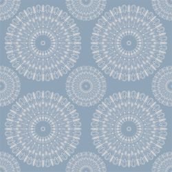 heartfelt mandalas lively leaflets pattern grey blues