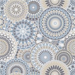 heartfelt mandalas tranquil array grey blues light