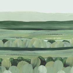 meadowland murals brushstroke thicket green