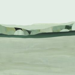 meadowland murals ridge stroke green