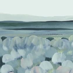 meadowland murals shrubbery strokes blue