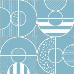 memphis mosaics pattern playground grey blue