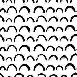 tribal crayola semi curve black white