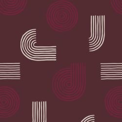modern glamour floating medley bordeaux dark large