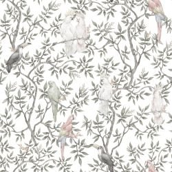 muted fronds perching parrots multi muted