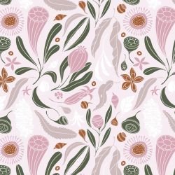 native lines botanical dreamlines blushing