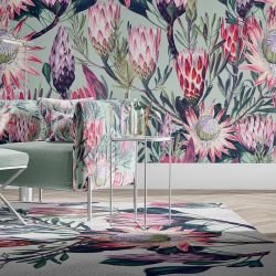 jungle chic concept rug protea jungle day