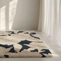 magnolia concept rug magnolia in full bloom blue