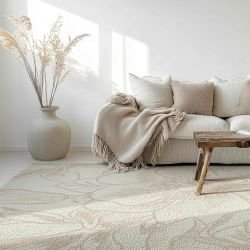 magnolia concept rug magnolia in full bloom chalk white