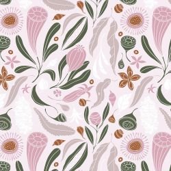 native lines botanical dreamlines blushing