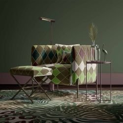 the natural jungle concept rug zebra print cammo greens