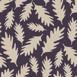 the natural jungle falling leaves plum tones
