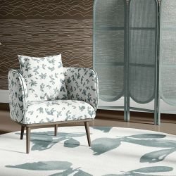 tide and bloom concept rug fallen leaves forest leaves on white