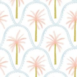 tropical days tropical palm  denim