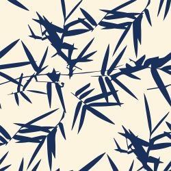 whispering kimono bamboo forest indigo
