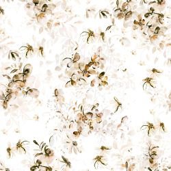 enchanted home indigo floral dream tan white