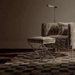ink concept rug chess multi natural tar
