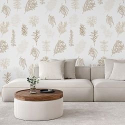 solid custom cream concept rug