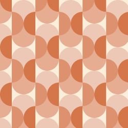 retro modern quarter groove orange cream