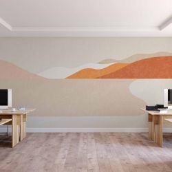 landscape vistas hill range peach