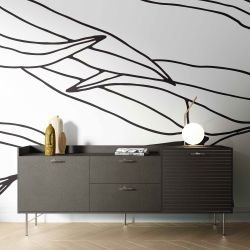 leaf outlines concept weeping willow 