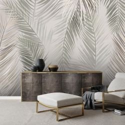 leafscapes concept fern collage wallpaper 