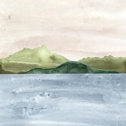 waves of earth fields of dawn green vertical  