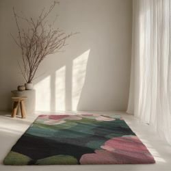 paint strokes concept forming texture rug